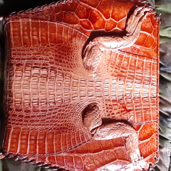 Alligator purse,vintage but new - Picture 2 of 3